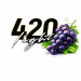 Табак для кальяна 420 Light Виноград мята 40 гр